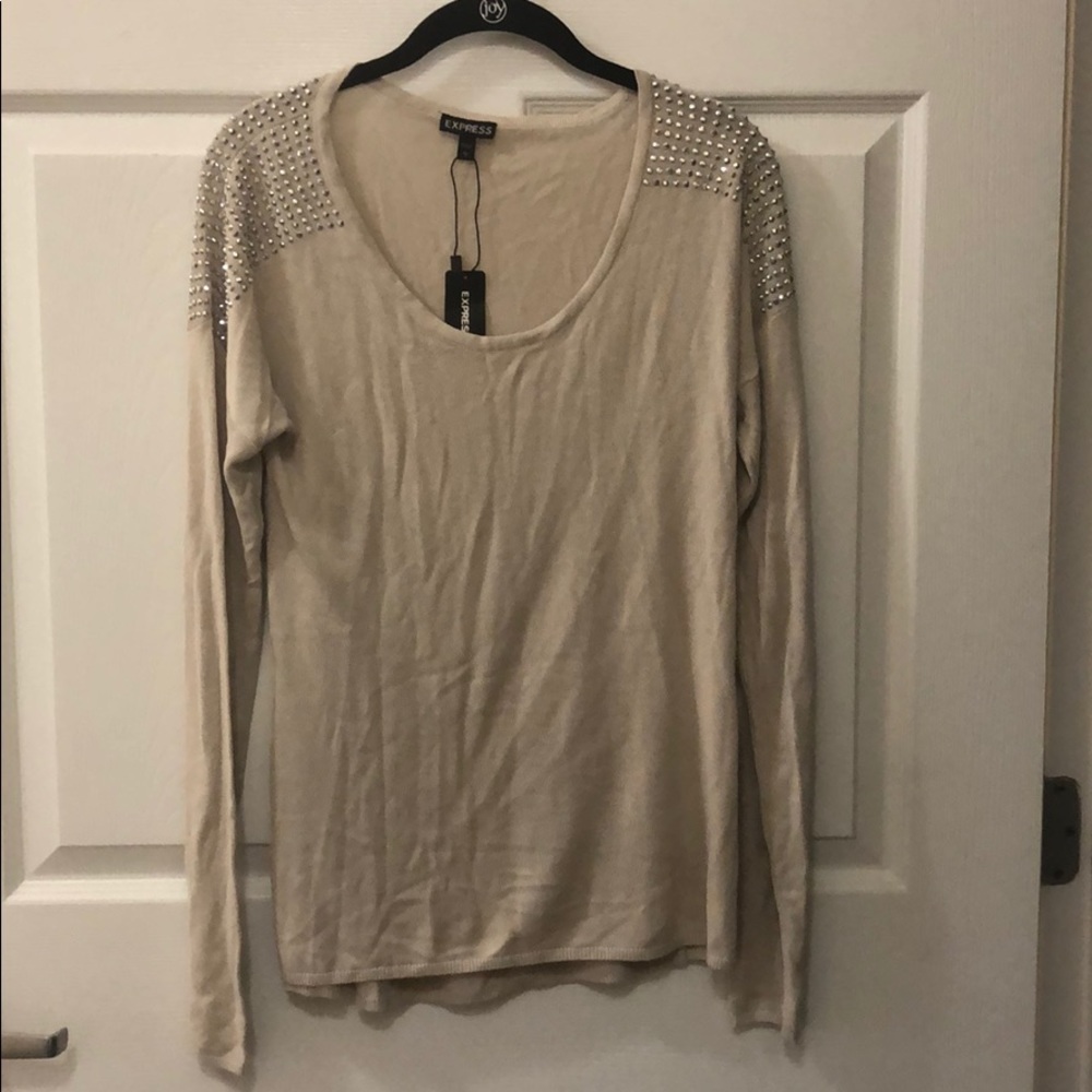 Express embellished sweater